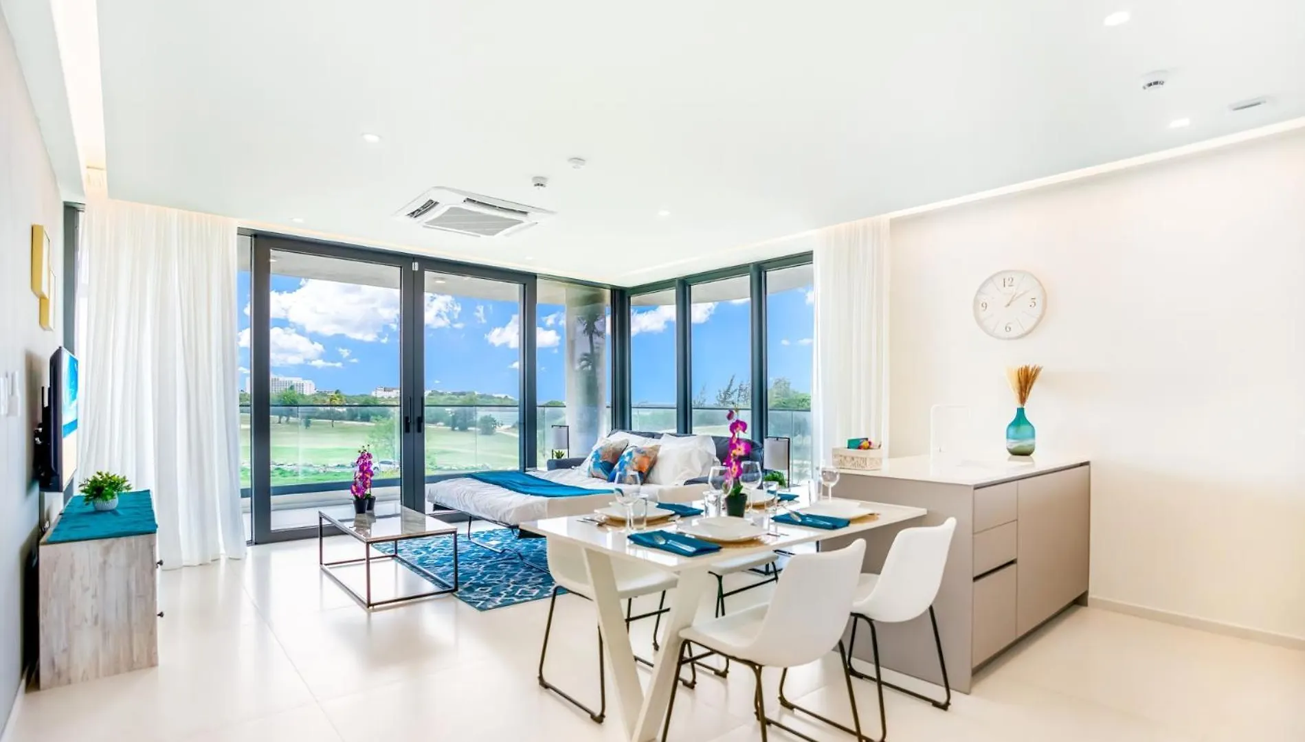 Daire Luxury Oceanview 1Br On Beach Cupecoy
